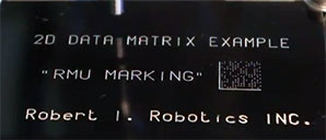 Marking 2D Matrix Codes Video